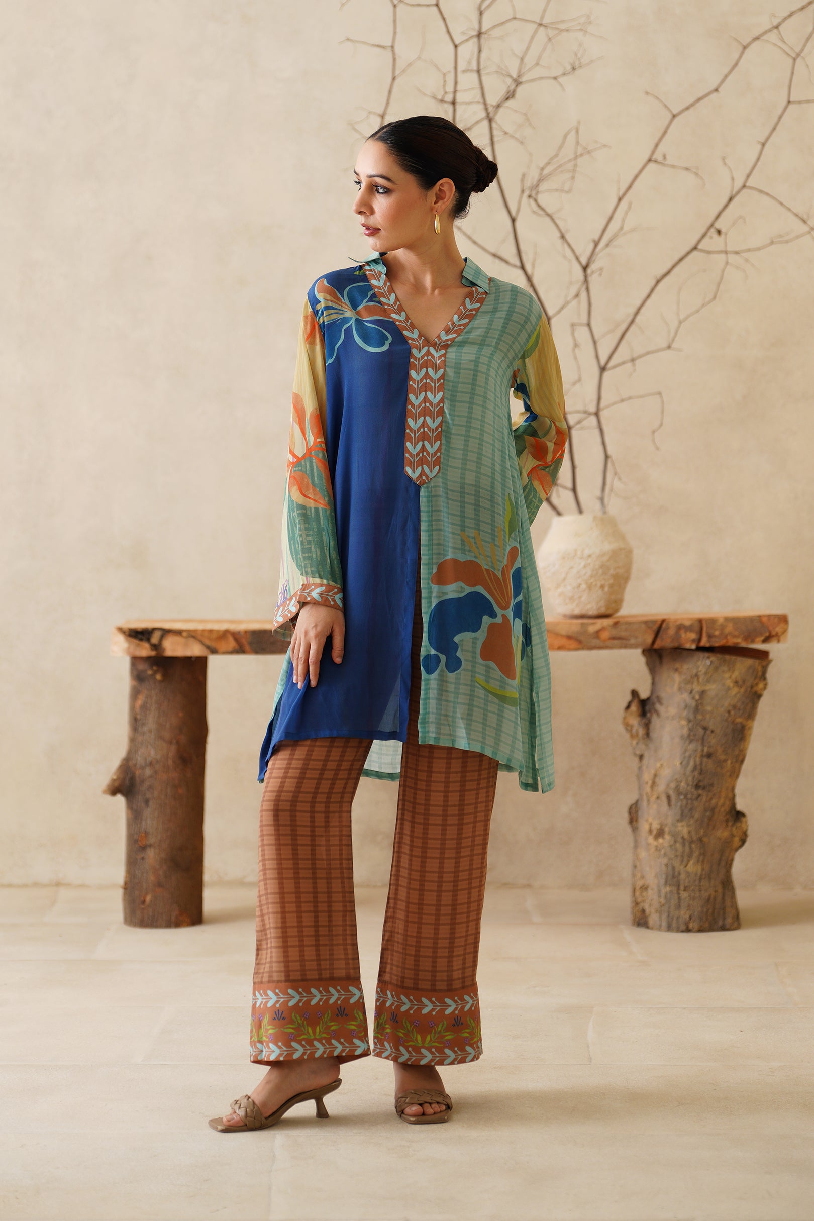 Elaya Crepe Printed Matching Set - Neetika Chopra