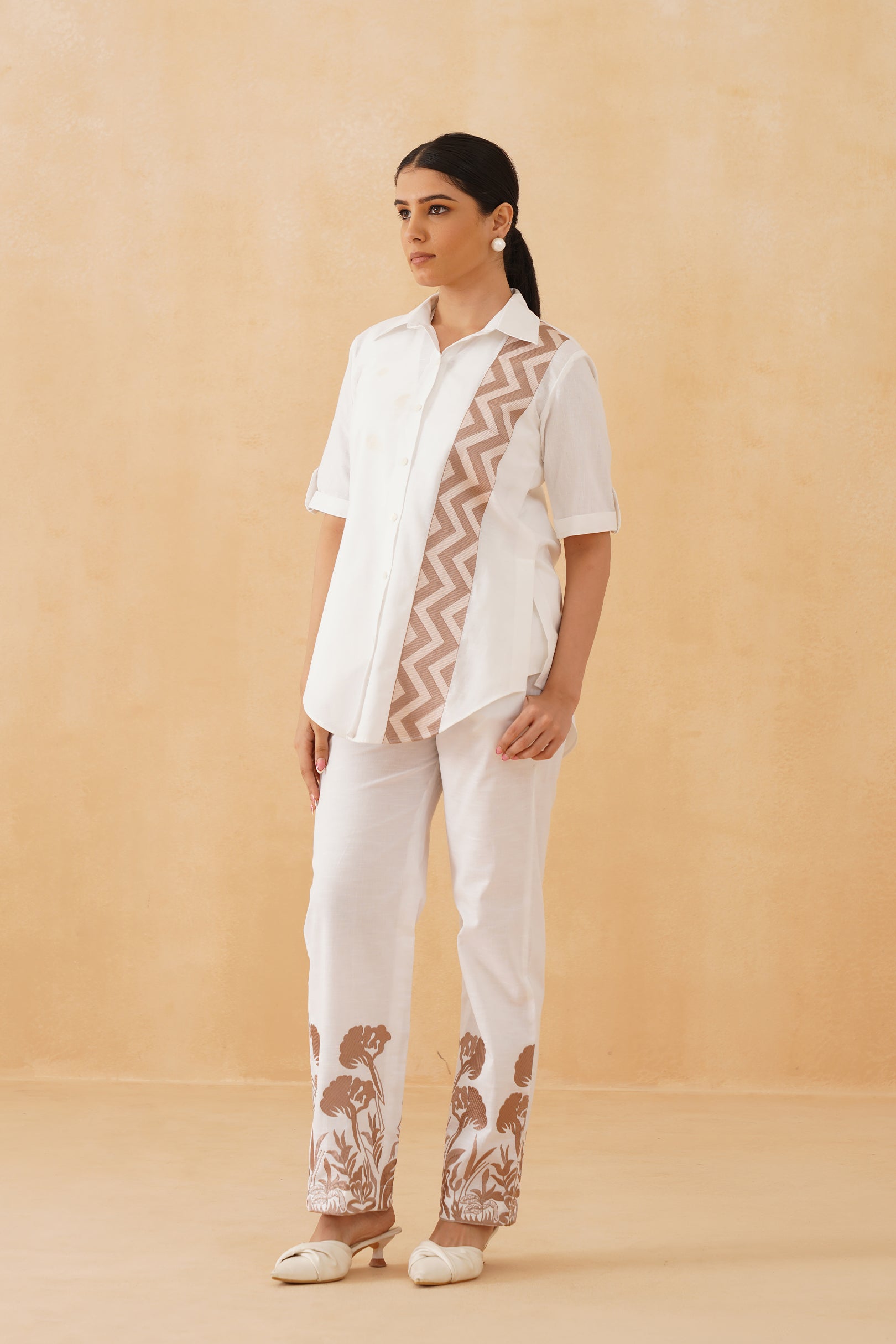 Laurel Cotton Linen Matching Set - Neetika Chopra