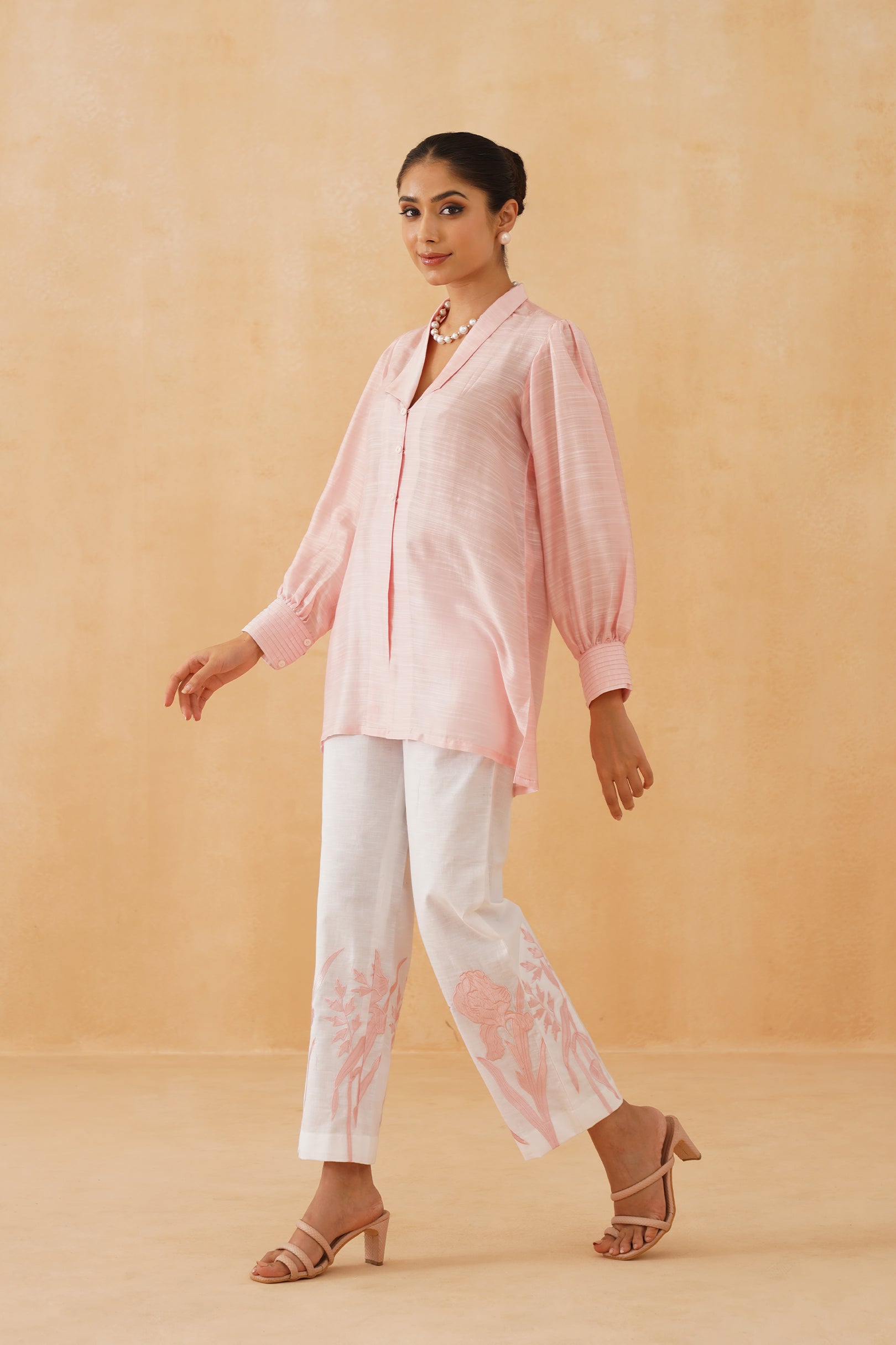 Lily Linen Crepe Matching Set - Neetika Chopra