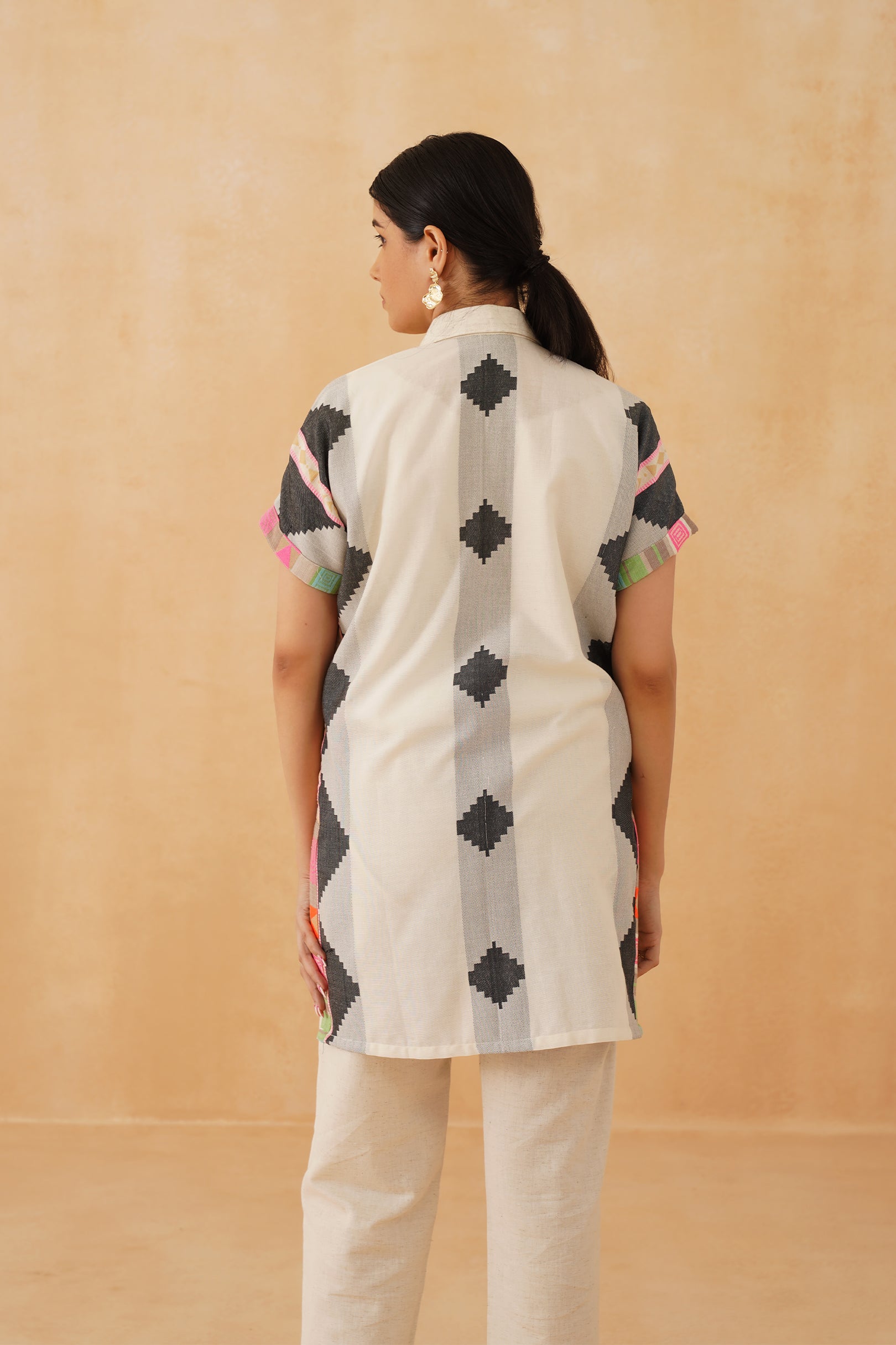 Neon Brick Cotton Matching Set - Neetika Chopra