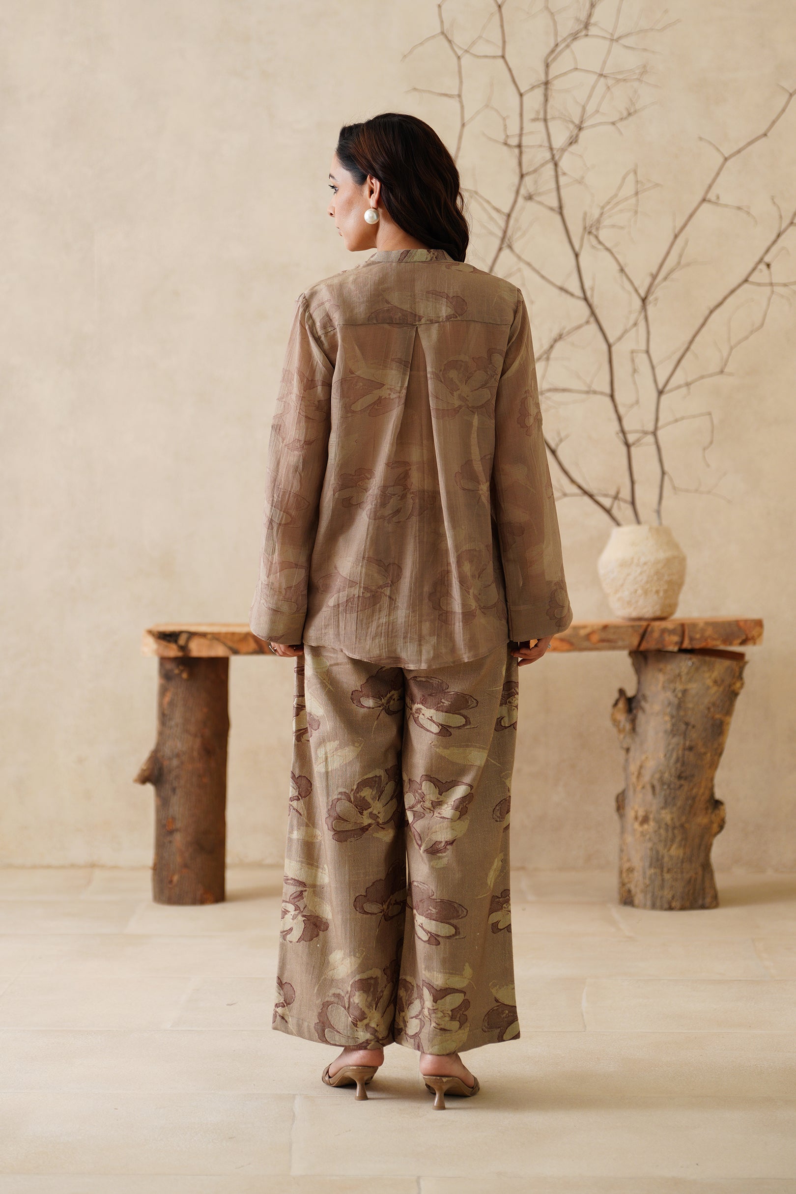 Zehen Mul Chanderi Printed Matching Set - Neetika Chopra
