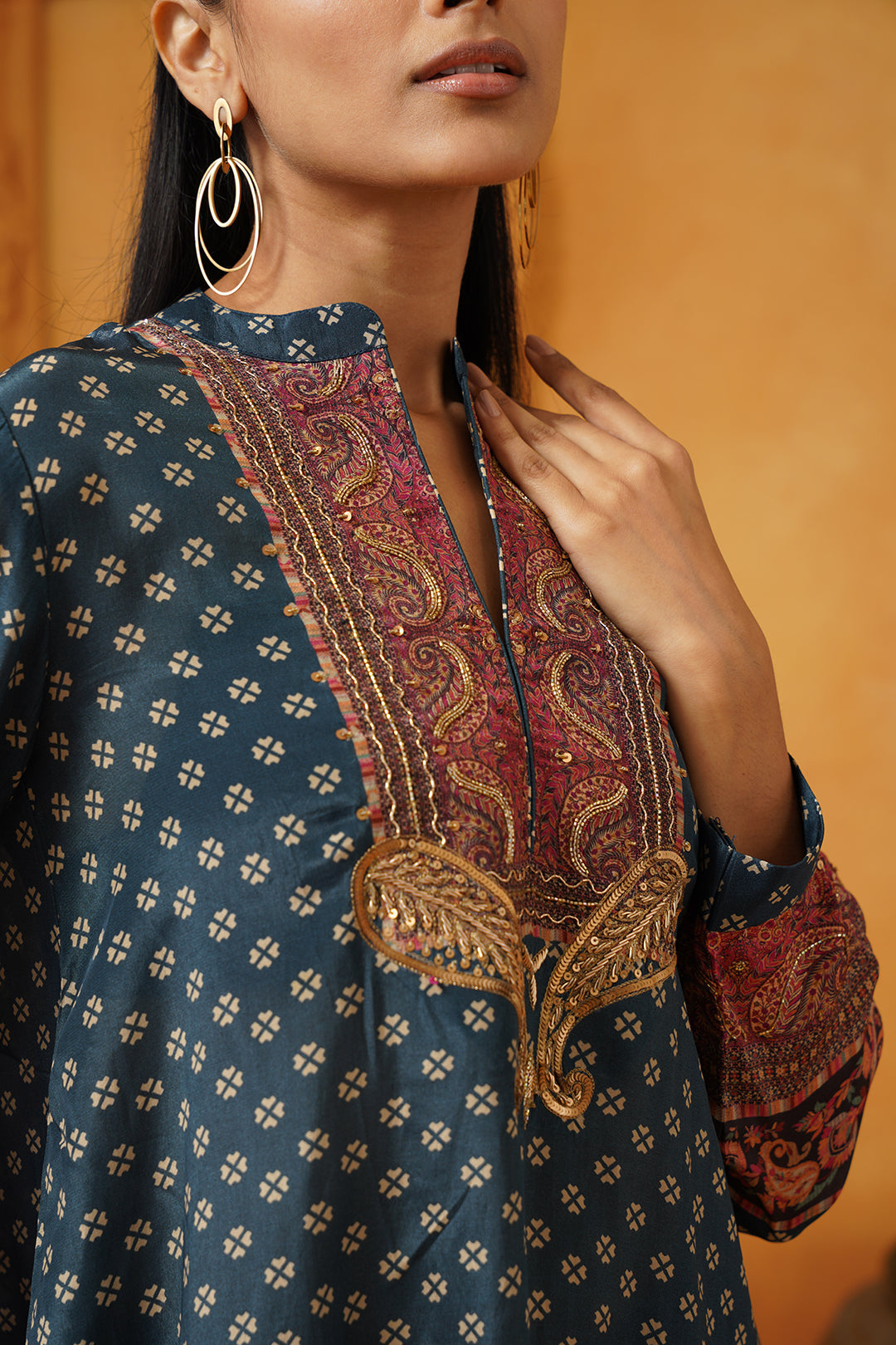 Mohreen Hand Embroidered Matching Set - Neetika Chopra