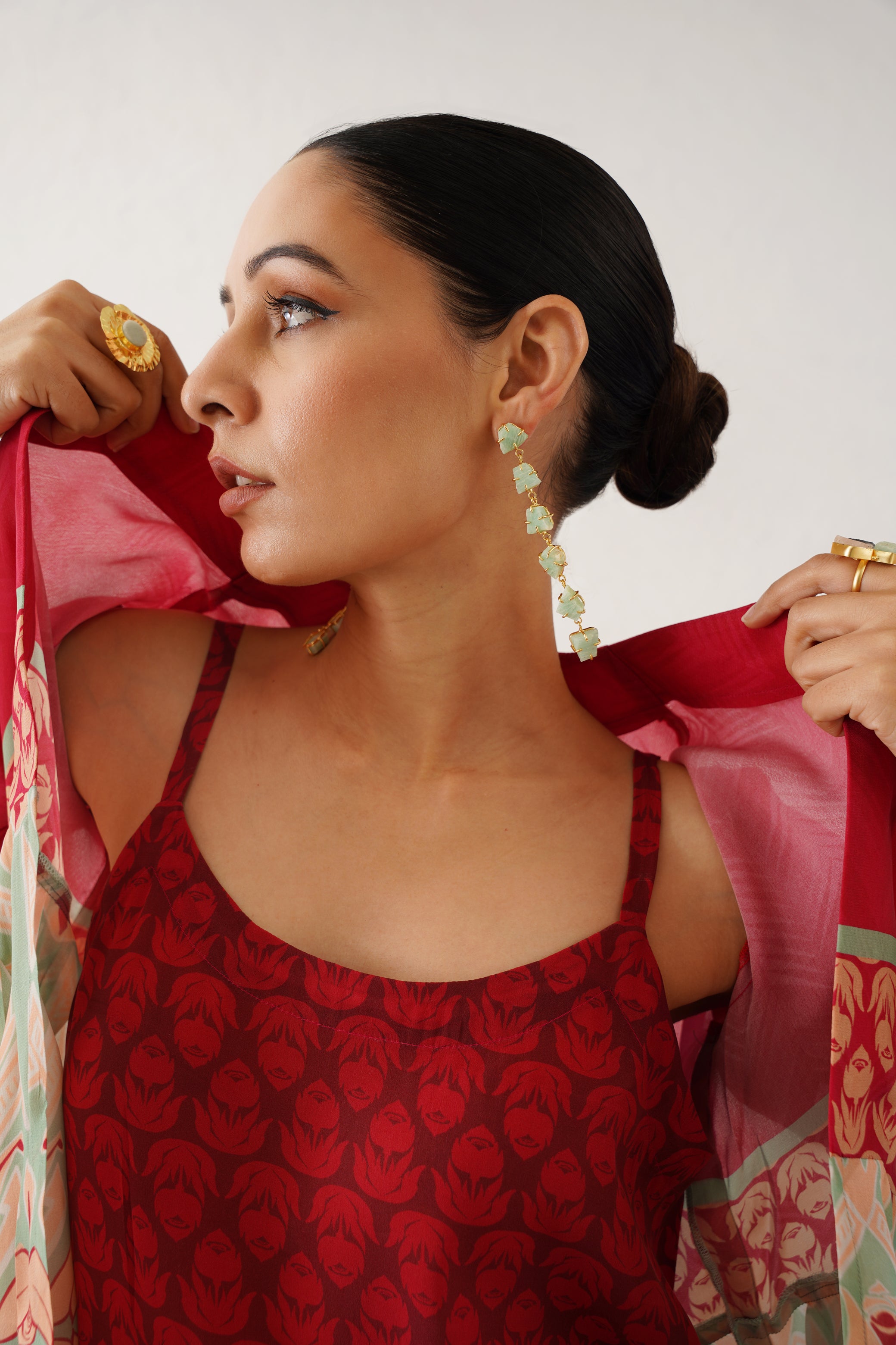 Fariza Printed Crepe Matching Set - Neetika Chopra