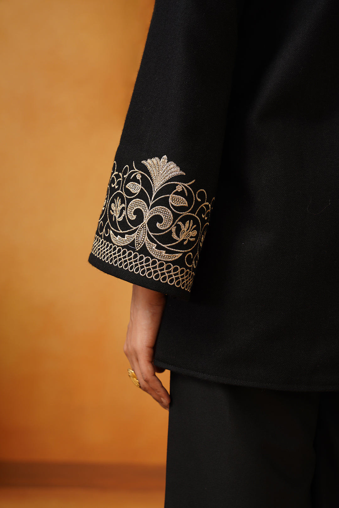 Madhika Tweed Embroidered Jacket Set - Neetika Chopra