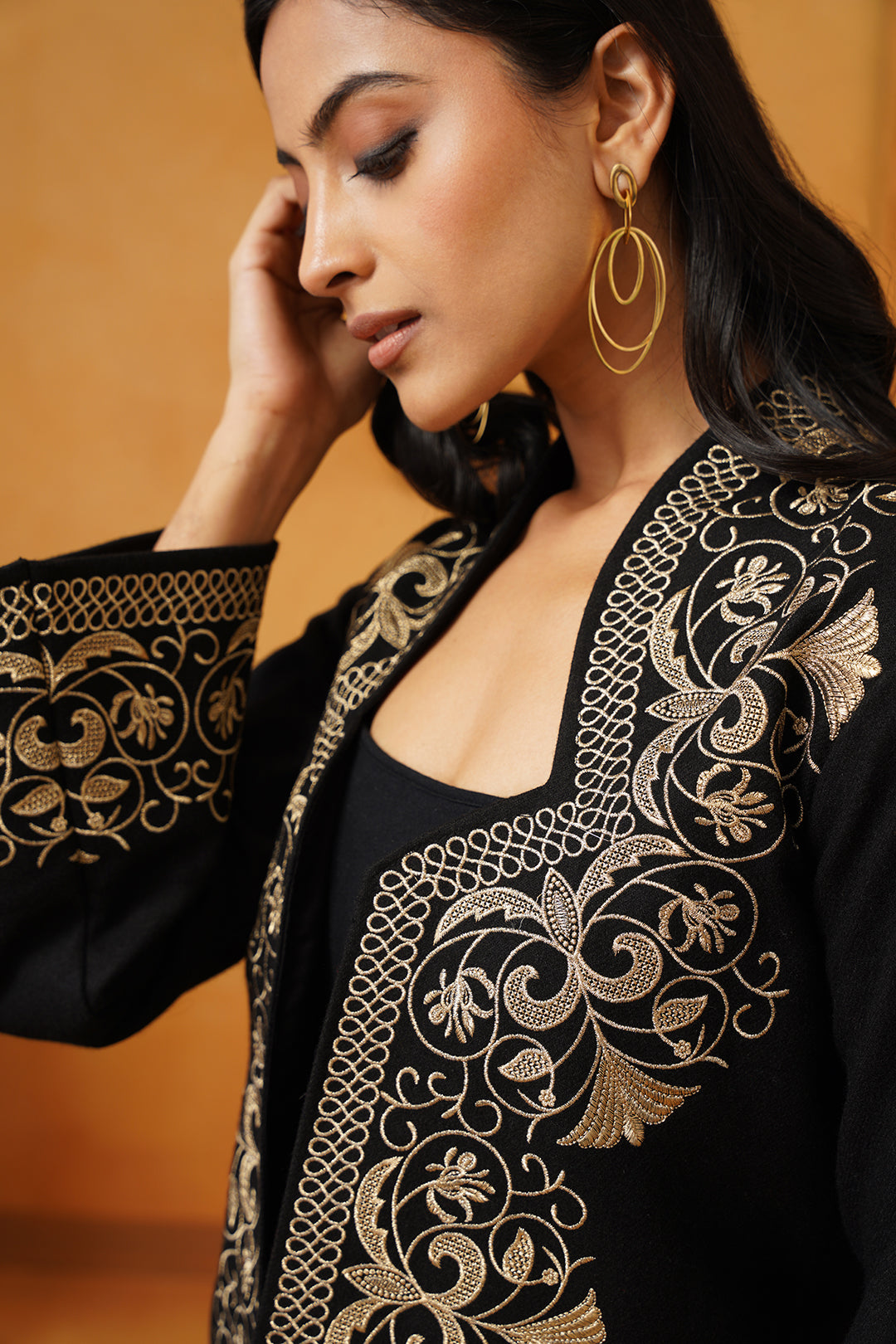 Madhika Tweed Embroidered Jacket Set - Neetika Chopra