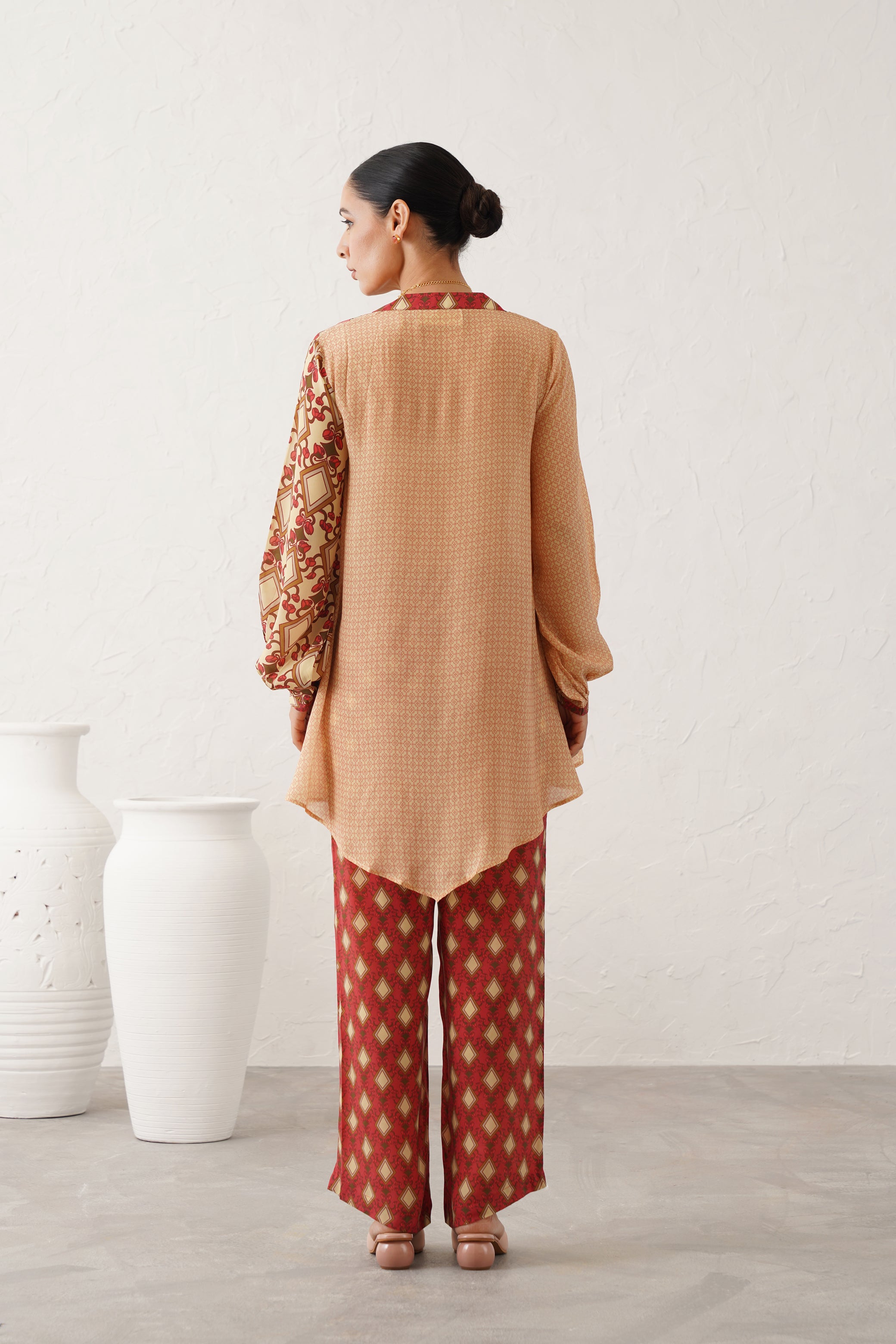 Dua Printed Crepe Matching Set