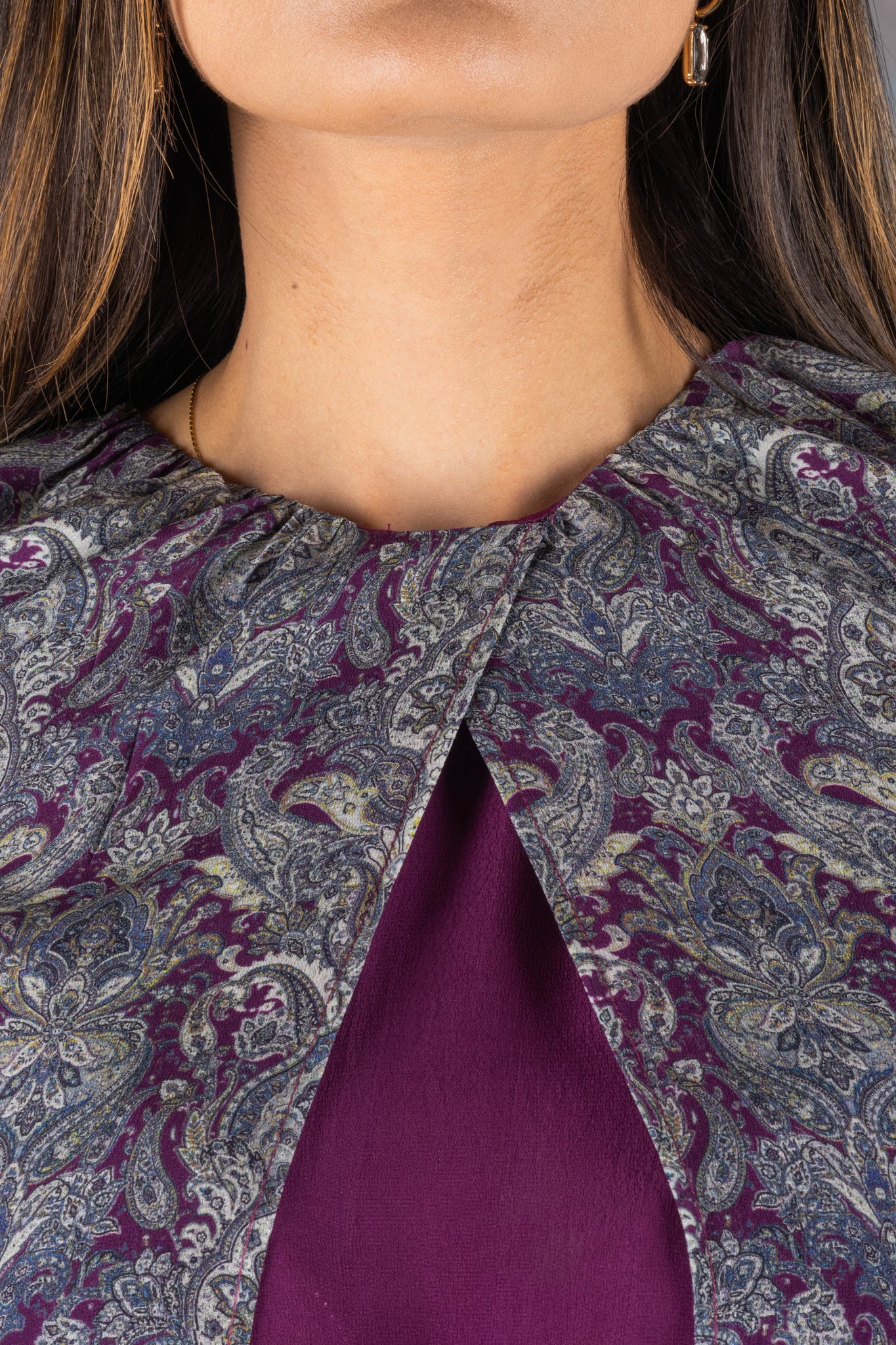 Victoria Paisley Crepe Co-ord Set