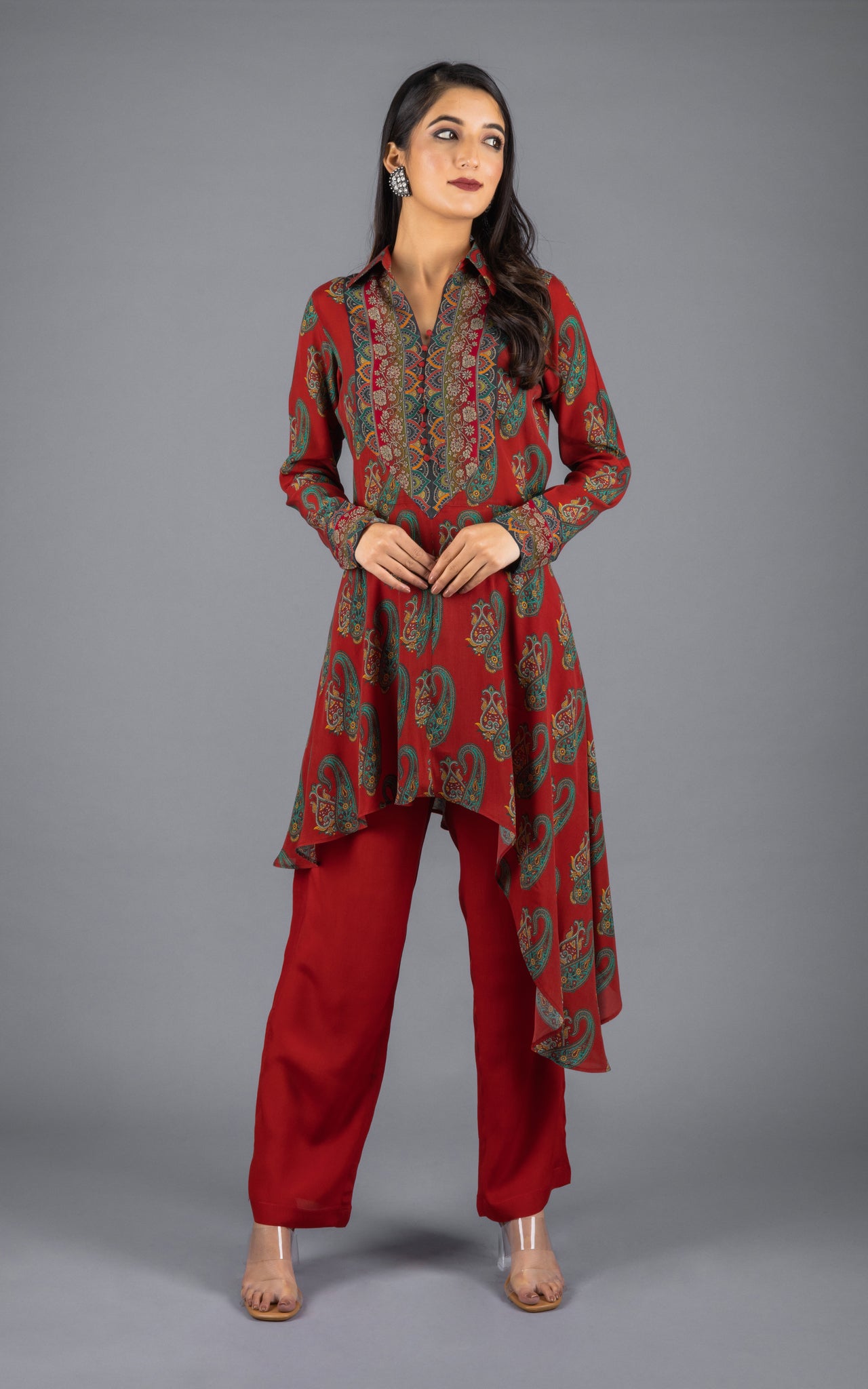 Ziya Crepe Co-ord Set - Neetika Chopra